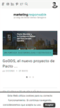 Mobile Screenshot of marketingresponsable.com